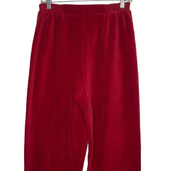 Vintage Liz Claiborne Ribbed Velour Pants - Picture 3 of 5